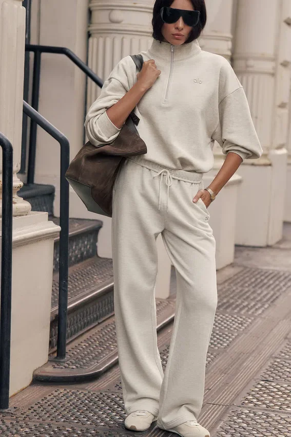 Accolade Straight Leg Sweatpant - Oatmeal Heather