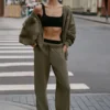 Accolade Straight Leg Sweatpant - Olive Tree