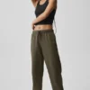 Accolade Straight Leg Sweatpant - Olive Tree