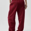 Accolade Straight Leg Sweatpant - Summer Romance Red