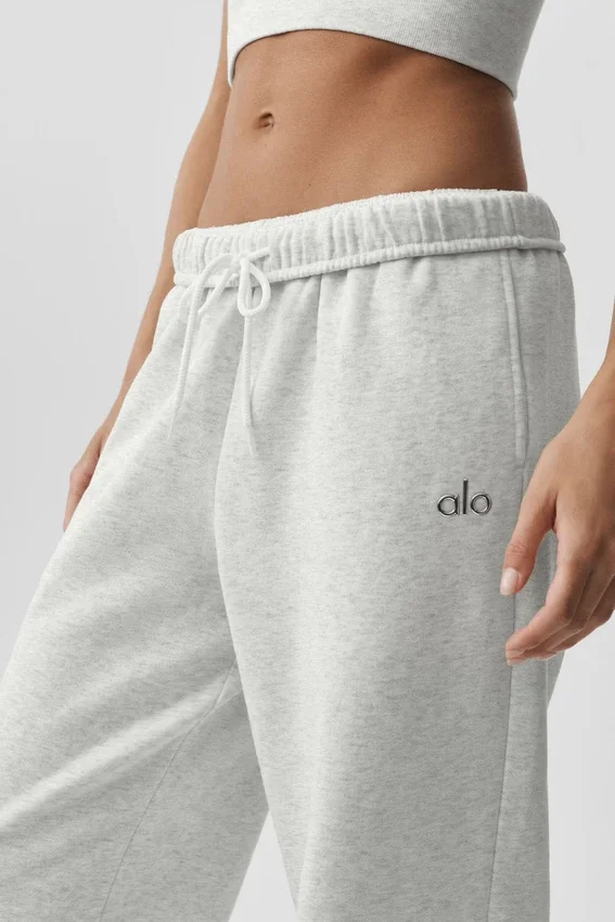 Accolade Straight Leg Sweatpant - White Heather