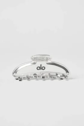 Acrylic Illusion Claw Clip – Clear Acetate/Chrome