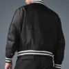 Afterglow Varsity Jacket - Black