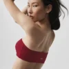 Airbrush Bandeau Bra - Summer Romance Red