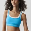 Airbrush Better Together Bra - Azure Blue/White