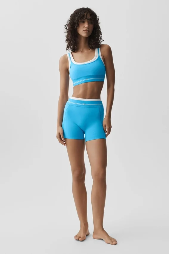 Airbrush Better Together Bra - Azure Blue/White
