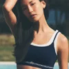 Airbrush Better Together Bra - Navy/White