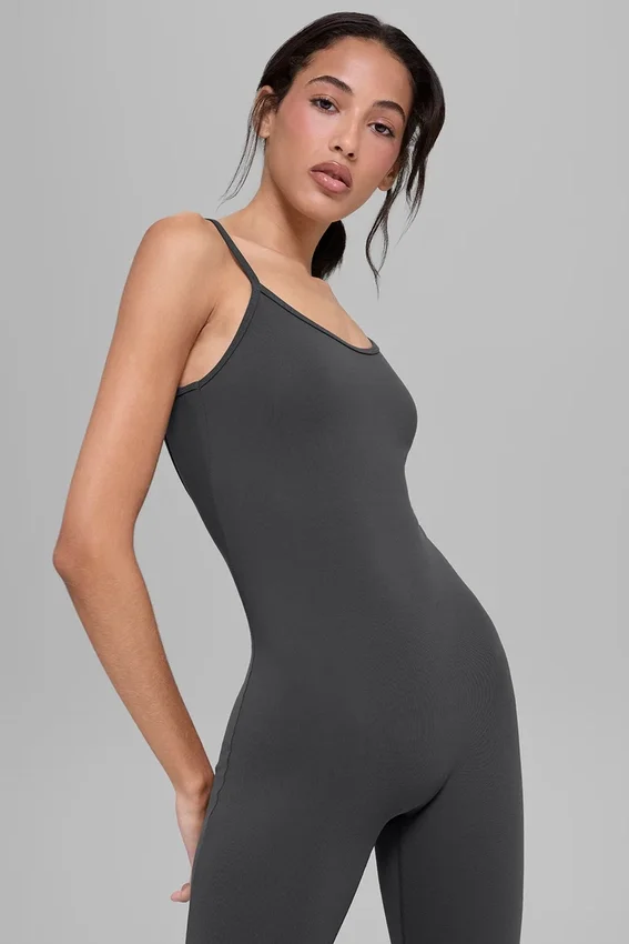 Airbrush Bootcut One and Done Onesie - Anthracite
