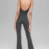 Airbrush Bootcut One and Done Onesie - Anthracite