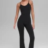 Airbrush Bootcut One and Done Onesie - Black