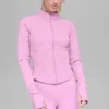 Airbrush Corset Full Zip Jacket - Candy Heart Pink
