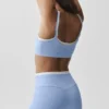 Airbrush Double up Bra - Light Provence Blue/White