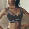 Airbrush Heart Throb Bra - Anthracite/White