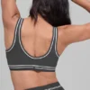 Airbrush Heart Throb Bra - Anthracite/White