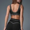 Airbrush Heart Throb Bra - Black/White