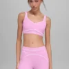 Airbrush Heart Throb Bra - Candy Heart Pink/White
