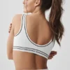 Airbrush Heart Throb Bra - White/Black