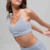 Airbrush Heart Throb Bra - Winter Frost/White