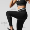 Airbrush High-Waist 7/8 Better Together Legging - Black/White