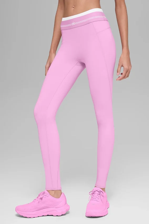 Airbrush High-Waist 7/8 Better Together Legging - Candy Heart Pink/Whi