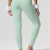 Airbrush High-Waist 7/8 Better Together Legging - Spearmint/White