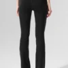 Airbrush High-Waist 7/8 Bootcut Legging - Black
