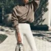 Airbrush High-Waist 7/8 Bootcut Legging - Ivory