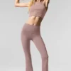 Airbrush High-Waist 7/8 Bootcut Legging - Taupe