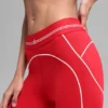 Airbrush High-Waist 7/8 Heart Throb Legging - Bright Red/White