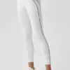 Airbrush High-Waist 7/8 Heart Throb Legging - White/Black