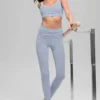 Airbrush High-Waist 7/8 Heart Throb Legging - Winter Frost/White