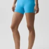 Airbrush High-Waist Better Together Short - Azure Blue/White