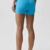 Airbrush High-Waist Better Together Short - Azure Blue/White