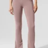 Airbrush High-Waist Bootcut Legging - Taupe