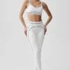 Airbrush High-Waist Heart Throb Legging - White/Black