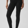 Airbrush High-Waist Highlight Goddess Legging - Black