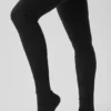Airbrush High-Waist Highlight Goddess Legging - Black