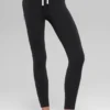Airbrush High-Waist Race Pace 7/8 Legging - Black/White