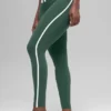 Airbrush High-Waist Race Pace 7/8 Legging - Clover Green/White