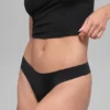 Airbrush Invisible Thong - Black