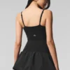 Airbrush Love Match Tennis Dress - Black