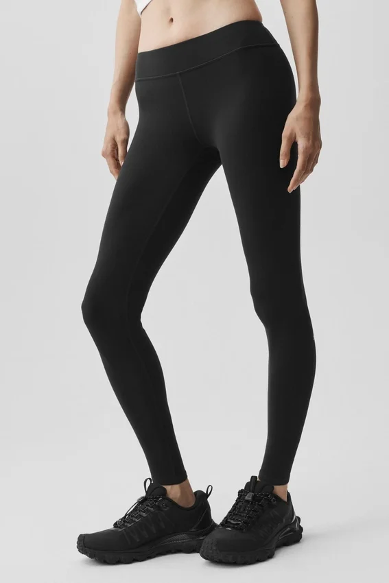 Airbrush Low-Rise 7/8 Legging - Black