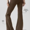 Airbrush Low-Rise Bootcut Legging - Espresso