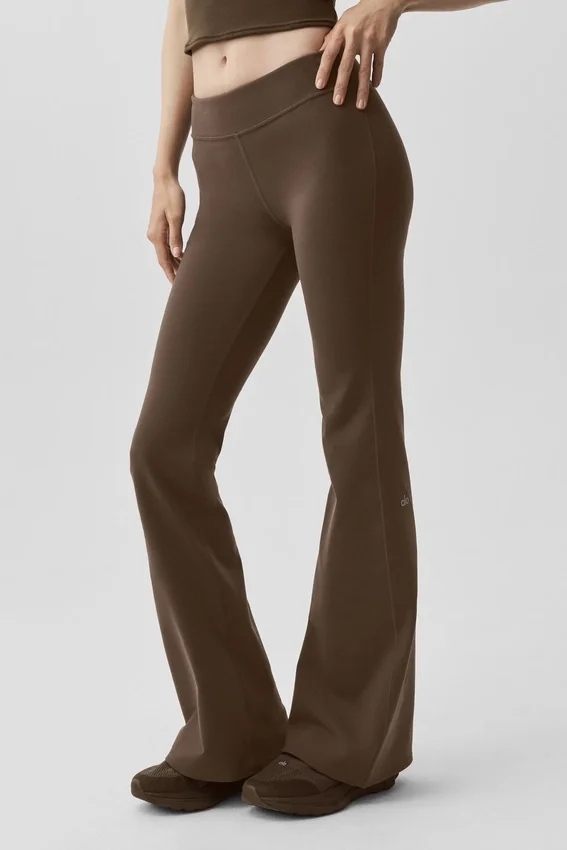 Airbrush Low-Rise Bootcut Legging - Espresso