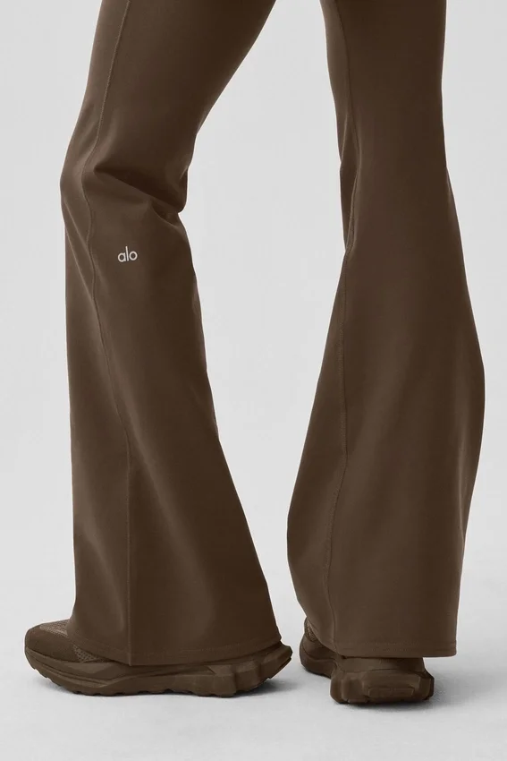 Airbrush Low-Rise Bootcut Legging - Espresso