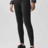 Airbrush Mid-Rise Legging - Black