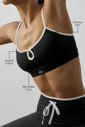 Airbrush Race Pace Bra – Black/White