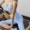 Airbrush Race Pace Bra - Light Provence Blue/White