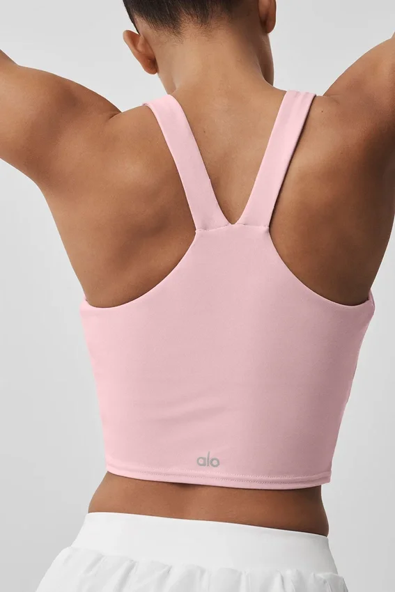 Airbrush Real Bra Tank - Vintage Pink