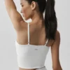 Airbrush Refined Bra Tank - White